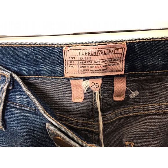 NWT Current/Elliott The Fling Boyfriend Jeans 26 - Picture 7 of 8